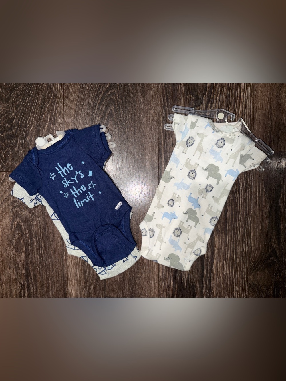 Gerber Organic & Carter’s Child of Mine Premie Bodysuit Bundle | 3 New Bodysuits